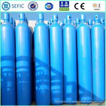 Cylindre de gaz en acier sans couture à haute pression 47L (ISO219-47-15)
